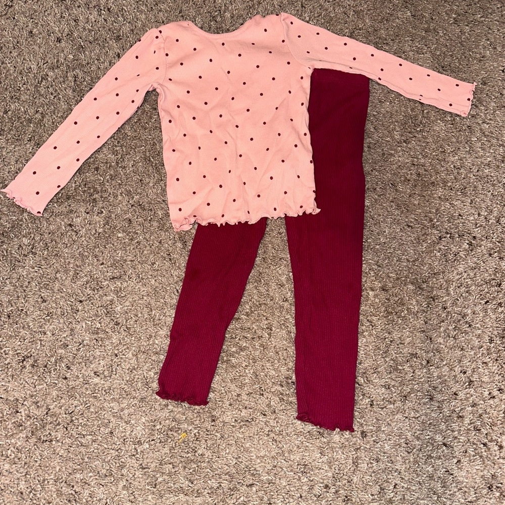 Little Me Soft Pink Knit Top